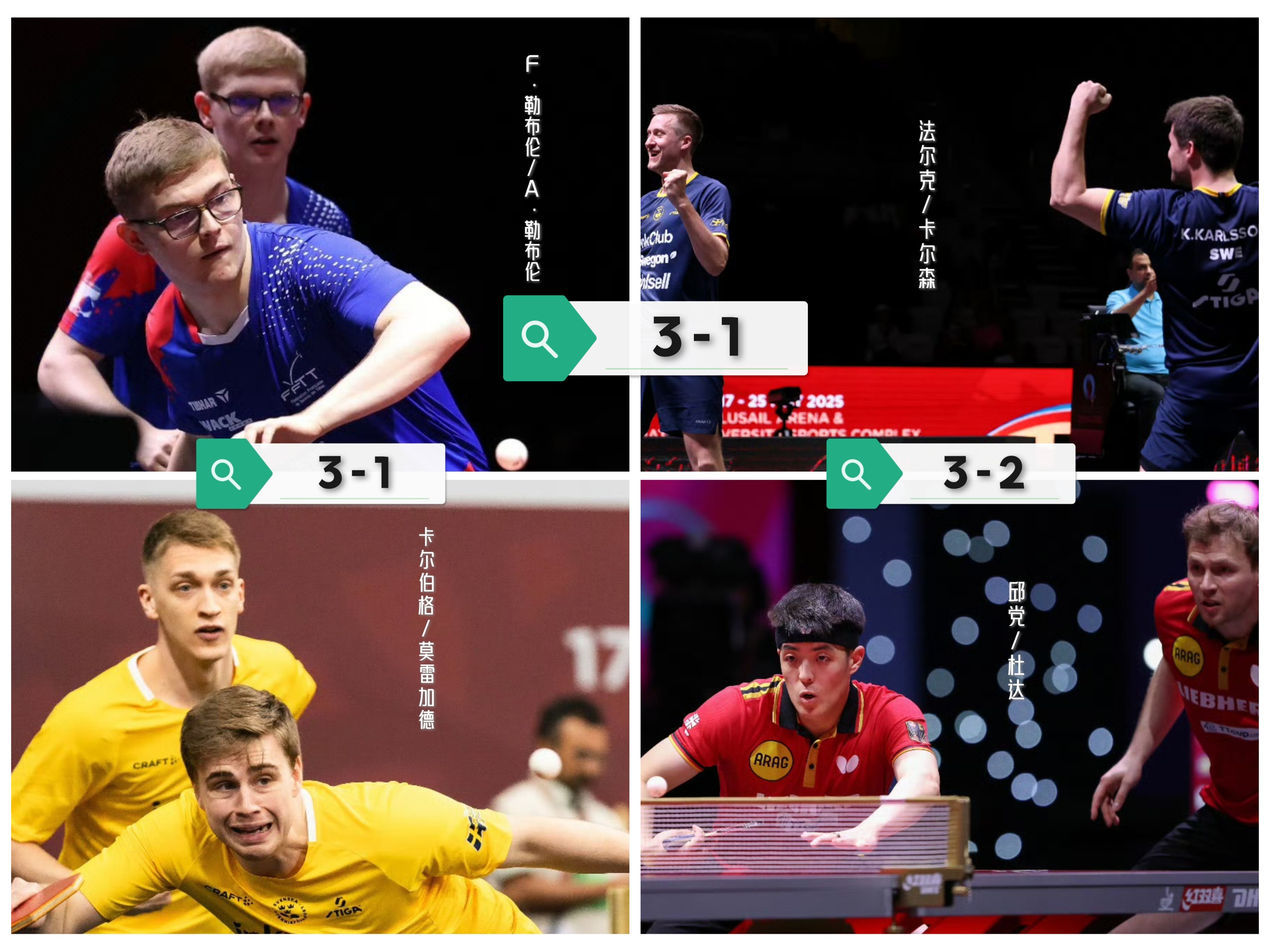 瑞典乒乓球队绝杀法国乒乓球队，波尔制霸全场的简单介绍